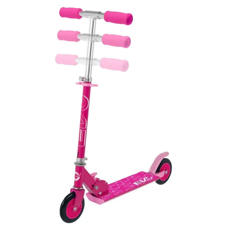 Pink Inline Scooter for Girls – Portable Foldable Two-Wheel Kick Scooter for Kids — image 3