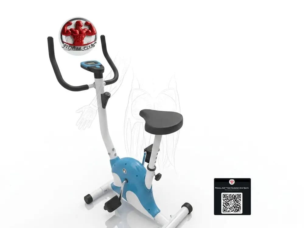 Exercise Bike Training Bicyole Cardio Workout for Home - Blue Fitness Sports Cycling